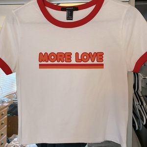 🌟5/$30 - NWOT Cropped Graphic Tee